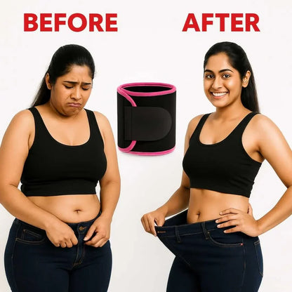 Adjustable Waist Trimmer Belt for Belly Fat & Back Support