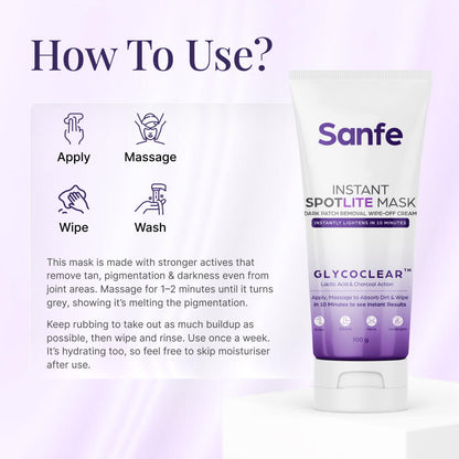 Instant Spotlite Mask For Dark Patches (Pack of 3)